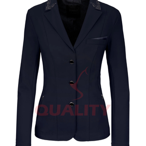 Cómoda chaqueta Ecuestre para mujer con corte moderno Delgado tela transpirable costura reforzada ajuste elegante - Product Image 3