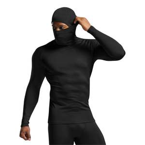 MOQ bajo de secado rápido sin mangas de compresión con capucha camisas hombres gimnasio Fitness correr transpirable ligero al aire libre rendimiento camisas - Product Image 2