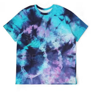 Ropa informal, camisetas con tinte de corbata, logotipo personalizado, venta de fábrica, camisetas personalizadas con tinte de corbata para hombres, camisetas de alta calidad para hombres - Product Image 2