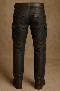 Chaps de cowboy occidentaux en cuir de vachette, couleur unie, design personnalisé, franges, cuir brun clair, pantalon de cavalier, chaps de cavalier - Product Image 3