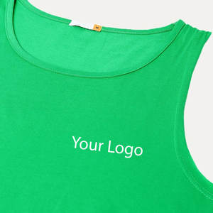 <b>Men's</b> New Style Casual <b>Tank</b> <b>Top</b> Breathable Cotton Knitted Gym Clothing with Sleeveless Design in Stock - Product Image 5