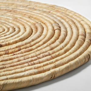 Oval rolled water hyacinth placemat Eco friendly products Made in Vietnam <b>Table</b> decoration Woven Placemat Wholesale - Product Image 3