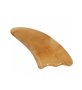 Buffalo Horn Scraping Massager Support Personal Health Care <b>Crafts</b> Glossy Shin Face Care Gua Sha Massager Used - Product Image 2