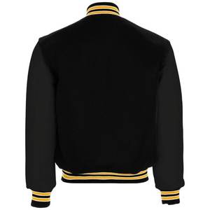 Hommes et femmes Varsity Baseball College Lettermen Retro Bomber Holloway Varsity Wool Jacket Taille 2XL Couleur Oranges - Product Image 4