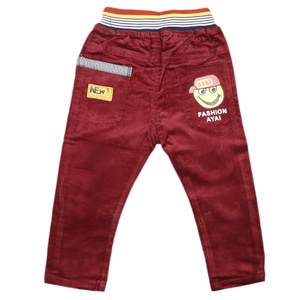 Pantalon en velours côtelé pour garçons - Bordeaux - Product Image 3