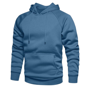 เสื้อฮู้ดลายนูนของผู้ชายเสื้อมีฮู้ดลายนูนทรงโอเวอร์ไซส์แบบกำหนดเอง - Product Image 1