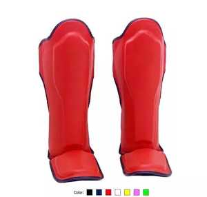 สนับแข้งหนังแท้แบบมืออาชีพจาก Lawd Sports พร้อมเสริมความแข็งแรงด้วย PC/PVC สำหรับการฝึกมวยไทย คิกบ็อกซิ่ง และศิลปะการต่อสู้ - Product Image 6
