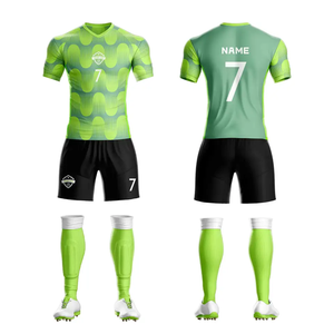 Nuevo conjunto de uniformes de fútbol de combinación de colores de moda, uniformes de fútbol de sublimación completa personalizados, conjunto de Jersey de fútbol, logotipo personalizado - Product Image 4