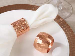 Best Quality Copper Napkin Ring <b>for</b> <b>Wedding</b> Party Decoration Copper Napkin Napkin Ring <b>for</b> Dinnerware Use - Product Image 6