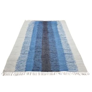 พรมทอสำหรับห้องนั่งเล่นผ้าแจ็คการ์ดผ้าฝ้าย100% ปักลายนามธรรมคุณภาพระดับพรีเมี่ยมหรูหรา - Product Image 5