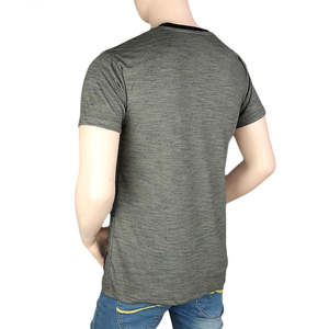 เสื้อยืดคอกลมแขนสั้นผู้ชาย - สีเขียวเข้ม - Product Image 2