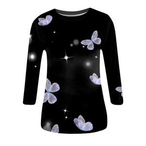 Camisetas informales de verano de alta calidad para mujer, camisetas holgadas con estampado gráfico de Cabeza de Vaca ODM al por mayor - Product Image 5