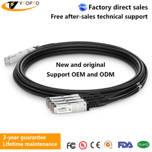 QSFP DD 01M 2M 400g 4x100G ขั้วต่อ PVC หุ้มฉนวน OM2/OM3/OM4 LC 5g พร้อมประกัน3ปี DAC - Product Image 3