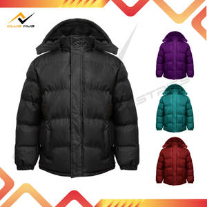Veste matelassée doublée pour homme avec fermeture éclair intégrale, imperméable, coupe-vent et séchage rapide, veste d'hiver - Product Image 2