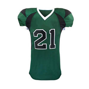 Uniforme de fútbol americano duradero Ropa deportiva Tops bordados Conjunto de Jersey Estilo - Product Image 4