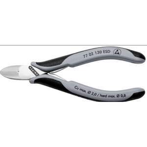 Tijeras de Corte Diagonal Knipex ESD para Electrónica, Tijeras de Cabeza Redonda - Product Image 1