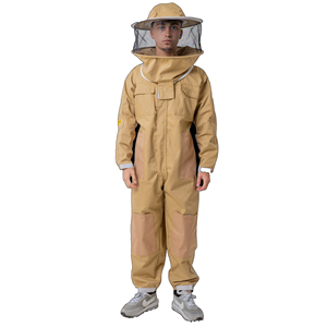 ชุดสูทเลี้ยงผึ้งสีขาวและเหลืองสำหรับผู้หญิงระบายอากาศได้ดี - Product Image 6