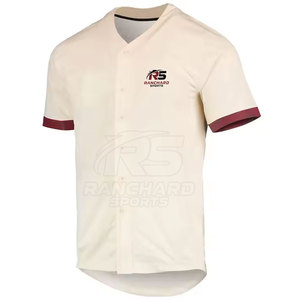 Camiseta de Béisbol Personalizada al por Mayor, Diseño Moderno a Precio Económico, Camiseta de Béisbol de Último Diseño para Venta en Línea - Product Image 1