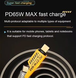 Dual-Type-C USB อะแดปเตอร์<span class=keywords><strong>ชาร์จ</strong></span>เร็ว120W Mult-Port USB C 5V2A <span class=keywords><strong>สาย</strong></span>ข้อมูล4-in-1สำหรับ<span class=keywords><strong>ชาร์จ</strong></span>โทรศัพท์มือถือ - Product Image 6