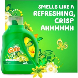 Détergent à lessive liquide Gain, parfum original, 64 lessives, 92 floz - Product Image 4
