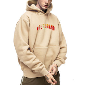 Custom Oversized 380Gsm Luxury Pullover Hoodie French Terry Unisex Heavyweight Blank Streetwear Sudaderas con capucha Hombres - Product Image 1