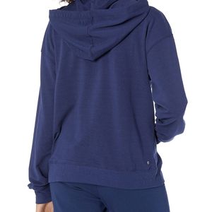 Nueva llegada Sudadera con capucha de algodón de manga larga con cremallera para mujer con diseño de Top corto Sudaderas con capucha con logotipo impreso personalizado en venta al por mayor - Product Image 3