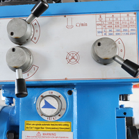 Machine de perçage et de fraisage universelle professionnelle JORSEN ZX6350D avec protection de taraudage, cône de broche ISO40 MT4, pour travaux légers et petites séries