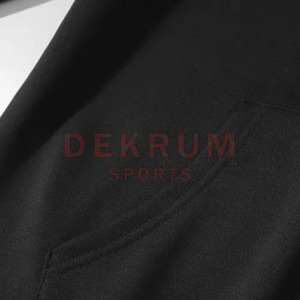 Mejor Precio Sudaderas con Pedrería para Hombre Hechas en Pakistán, Tela de Invierno con Patrón Sólido, Color y Logotipo Personalizados, MOQ Bajo de 20 Piezas - Product Image 6