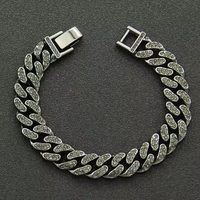 Bracelet en argent 925 plaqué or avec zircon, bijou élégant pour le poignet, orné de pierres soigneusement serties, unisexe, cadeau de fête luxueux