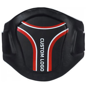 Protège-ventre de boxe en cuir entièrement personnalisé, nouvelle tendance, ultime protection antichoc, avec soutien lombaire et bandes de maintien pour les poignets - Léger et durable pour - Product Image 1