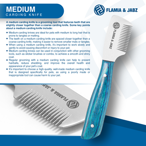 Peines de madera ecológicos de primera calidad, para cuchillo pelador Terriers, herramientas de aseo para perros, Flamia y Jabz - Product Image 4