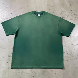 T-shirt à manches courtes tricoté en coton 100% de haute qualité pour hommes avec un design simple pour un ajustement confortable - Product Image 2