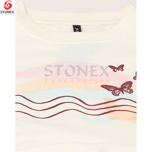 Sudadera de Cuello Redondo para Mujer de Alta Calidad, Sudadera Holgada con Estampado Personalizado, Ropa Casual de Invierno, Servicios OEM - Product Image 5