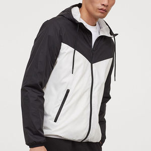 OEM personalizado primavera Streetwear peso ligero hombres Casual Nylon Cargo chaquetas cortavientos impermeable personalizado con capucha para hombres - Product Image 5