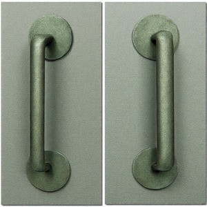 Tirador de puerta ForgeLine Imperial Elegance Manija de puerta de latón macizo con acabado antiguo para interiores Premium - Product Image 4