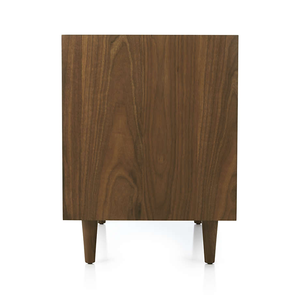 Mesita de noche moderna de madera maciza de mediados de siglo para muebles de sala de estar - Product Image 2
