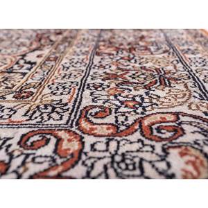 Tapis en soie noué à la main Gulmarg, motif médaillon rouge-orange, nouveau patchwork rectangulaire pour le salon - Pae-6018 - Product Image 3