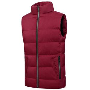 Winter Warm <b>Male</b> Clothing <b>Crop</b> <b>Top</b> Cotton Work Wear Bubble Puffer Sleeveless Men's Vests Waistcoats - Product Image 4