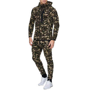Survêtement de course pour hommes, survêtement de jogging, survêtement en polyester et coton personnalisé en gros, survêtement de sublimation - Product Image 3