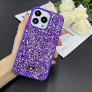 Custodia per cellulare con diamante colorato personalizzato all'ingrosso personalizzata per custodia per telefono apple <span class=keywords><strong>iphone</strong></span> 15 pro max 11 <span class=keywords><strong>xr</strong></span> <span class=keywords><strong>Cover</strong></span> <span class=keywords><strong>protettiva</strong></span> - Product Image 3