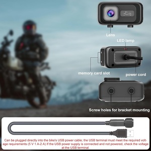 <span class=keywords><strong>Cam</strong></span>éra Embarquée <span class=keywords><strong>Moto</strong></span> 2K WiFi Étanche, Installation Facile et Sécurisée, Enregistreur Vidéo DVR <span class=keywords><strong>Moto</strong></span> pour <span class=keywords><strong>Casque</strong></span> - Product Image 6