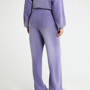 Solid Color Regular Mid Elastic Waist Flat Front Casual <b>Winter</b> Sports <b>Trousers</b> <b>Women</b> Plus Size Custom Jogger Sweatpants - Product Image 2