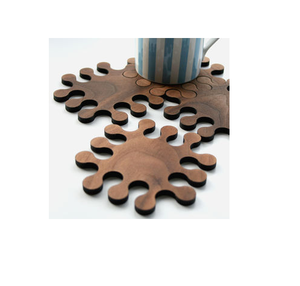 Eco Friendly <b>Wooden</b> <b>Puzzle</b> coaster <b>Personalised</b> Acacia Rectangular <b>Wooden</b> Custom <b>Puzzle</b> coaster at Affordable Price - Product Image 5