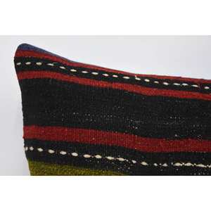 Almohada de lana verde oscuro, patrón de hojas Vintage bordadas, 16X36 pulgadas, elegancia tradicional, relleno de espuma suave para uso doméstico - Product Image 2