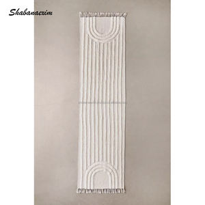 Customized Bohemian Embroidered Area Rug Set for Bedroom and Living Room Non-Slip Cotton Kitchen <b>Runner</b> Boho Style <b>Carpet</b> - Product Image 2