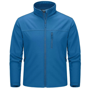 Veste Softshell en toile d'extérieur tendance à la vente directe d'usine, imperméable, coupe-vent, logo personnalisé, respirante - Product Image 2