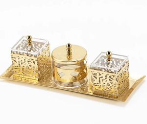 Elegant Arabic Metal Decor Item with Traditional Islamic Design for Luxury Home Interiors - Product Image 4