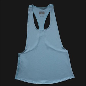Camiseta sin mangas Premium para mujer 100% algodón elegante camiseta para correr ropa de gimnasio ligera tendencia para primavera/verano botón rebordear - Product Image 2