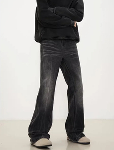 Pantalons jeans sur mesure de haute qualité pour hommes vêtements décontractés en coton avec logo personnalisable en ligne vente en gros de pantalons jeans personnalisés - Product Image 6