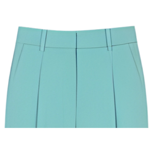 กางเกงขายาวทรงตรงผ้าแคนวาส ระบายอากาศ แห้งเร็ว ผูกเชือก ผ้ายืด 100% ผ้าฝ้าย เอวกลาง สำหรับผู้หญิง สไตล์ลำลอง ธุรกิจ ทำงาน - Product Image 5